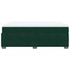 vidaXL Sommier &agrave; lattes de lit et matelas Vert fonc&eacute; 140x200cm Velours
