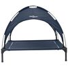 vidaXL Lit pour Chien Bleu marine 90 x 81 x 80,5 cm Acier