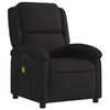 vidaXL Fauteuil de massage inclinable électrique Noir Tissu