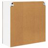 vidaXL Armoire suspendue avec stockage Riga Ch&ecirc;ne fum&eacute; 80 x 31 x 80 cm