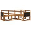 vidaXL Ensemble de canap&eacute;s d'ext&eacute;rieur 4 pcs Naturel