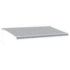 vidaXL Auvent manuel r&eacute;tractable avec LED anthracite blanc 600x350 cm