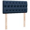 VidaXL Cadre de lit ottoman avec matelas bleu 80x200 cm tissu