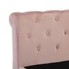 vidaXL Cadre de lit sans matelas Rose Velours 180x200 cm
