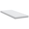 vidaXL Surmatelas Blanc 80 x 200 cm Tissu Jacquard
