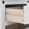vidaXL Table de chevet avec tiroir Blanc 45 x 35 x 64 cm Pin massif