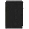 vidaXL Bureau avec porte Chêne noir 133 x 50 x 75 cm Bois d'ingénierie