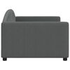 vidaXL Lit de repos sans matelas gris fonc&eacute; 90x190 cm tissu