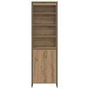 vidaXL Armoires Hautes 2 pcs Ch&ecirc;ne artisan 60 x 36 x 200 cm