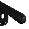 vidaXL Pieds de meuble 2 pcs Noir 66 x 36 x 160 mm Fer
