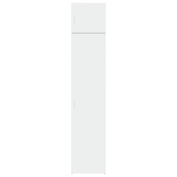 vidaXL Armoire de rangement mince blanc 45x42,5x225 cm