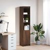 vidaXL Buffet haut ch&ecirc;ne marron 37,5x35x180 cm bois d'ing&eacute;nierie