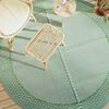 vidaXL Tapis d'ext&eacute;rieur ARAKIL vert &Oslash;200 cm PP