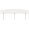 vidaXL T&ecirc;te de lit blanc 200 cm bois massif de pin