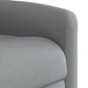 vidaXL Fauteuil inclinable Gris clair Tissu