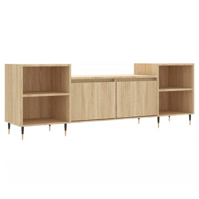 vidaXL Meuble TV Chêne sonoma 160x35x55 cm Bois d'ingénierie