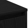 vidaXL Buffet Ch&ecirc;ne noir 71 x 34.5 x 75 cm Bois d'ing&eacute;nierie