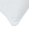 vidaXL Oreiller avec oreiller Blanc Coton et polyester