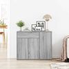 vidaXL Buffet Sonoma gris 88x30x70 cm Bois d'ing&eacute;nierie