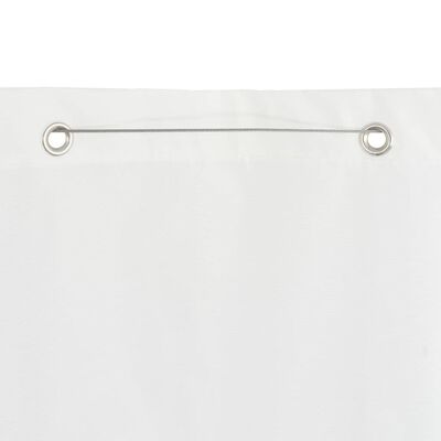 vidaXL Écran de balcon Blanc 80x240 cm Tissu Oxford