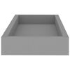 vidaXL &Eacute;tag&egrave;res murales Loggia 4 pcs Gris 40x15x4 cm MDF