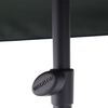 Madison Parasol de jardin Patmos Luxe rectangulaire 210x140 cm gris