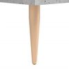 vidaXL Table basse gris b&eacute;ton 50x50x40 cm bois d'ing&eacute;nierie