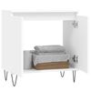 vidaXL Armoire de salle de bain blanc 58x33x60 cm bois d'ing&eacute;nierie