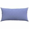 vidaXL Coussins de canap&eacute; 2 pcs Bleu 80 x 40 cm tissu