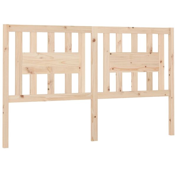 vidaXL T&ecirc;te de lit 166x4x100 cm Bois massif de pin