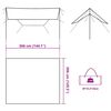 vidaXL B&acirc;che de camping camouflage 366x306 cm imperm&eacute;able
