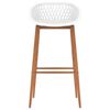 vidaXL Ensemble de bar 7 pcs Blanc