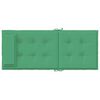vidaXL Coussins de chaise &agrave; dossier haut lot de 2 vert tissu oxford