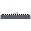 vidaXL Lit de Rangement avec stockage Gris fonc&eacute; 90 x 190 cm Velours