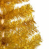 vidaXL Arbre de No&euml;l artificiel pr&eacute;-&eacute;clair&eacute; et boules dor&eacute; 150 cm PET