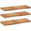 vidaXL &Eacute;tag&egrave;res flottantes 3 pcs 100x30x4 cm acacia massif &agrave; l'huile
