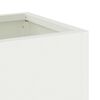 vidaXL Bac de jardin sur&eacute;lev&eacute; Blanc 60 x 26 x 45 cm Acier