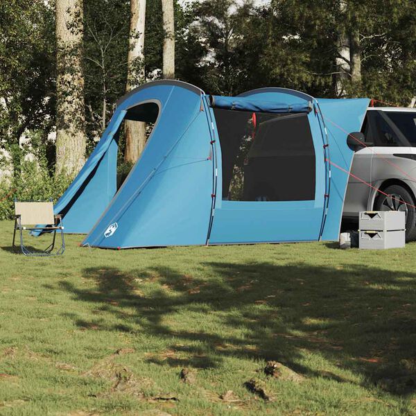vidaXL Tente de voiture bleu imperm&eacute;able