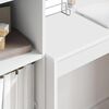 vidaXL Bureau avec tiroir 2 pcs Blanc