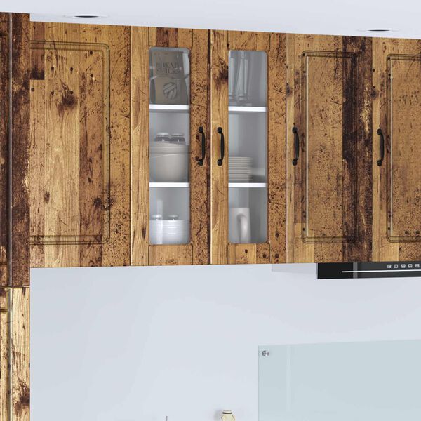 vidaXL Armoire de cuisine avec &eacute;tag&egrave;re Bois ancien 60 x 31 x 80 cm