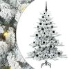 vidaXL Sapin de No&euml;l Artificiel &agrave; Branches Articul&eacute;es Blanc 150 cm