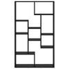 vidaXL Biblioth&egrave;que Ch&ecirc;ne noir 70 x 20 x 102.5 cm Bois d'ing&eacute;nierie