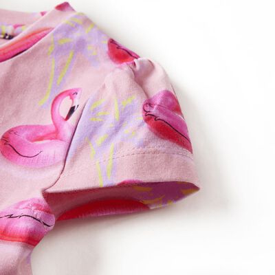 Robe pour enfants rose clair 140