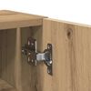 vidaXL Meuble de salle de bain avec porte-rouleau ch&ecirc;ne artisanal