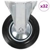 vidaXL 32 pcs Roulettes fixes 160 mm