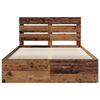 vidaXL Cadre de lit Bois ancien 160 x 200 cm Bois de pin massif