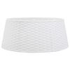 vidaXL Jupe de sapin de No&euml;l blanc &Oslash;56x23 cm plastique