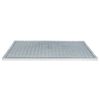 vidaXL Grille Argent 80 x 50 x 2 cm Acier galvanis&eacute; &agrave; chaud