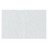 vidaXL Parois de tente de réception 2 pcs et fermeture éclair PE Blanc