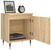 vidaXL Tables de chevet 2pcs ch&ecirc;ne sonoma 40x30x50cm bois d'ing&eacute;nierie